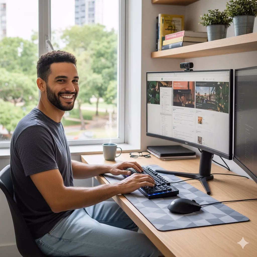Curso de Criação de Sites na Microlins Pinheirinho